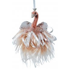 Χριστουγεννιάτικoς Διακοσμητικός Κύκνος Καφέ, Βασίλισσα (31cm)